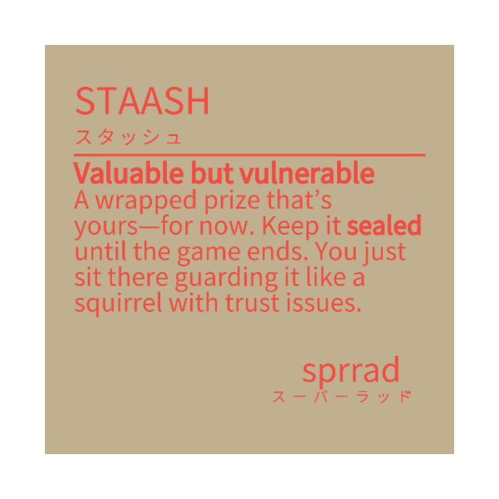 STAASH card