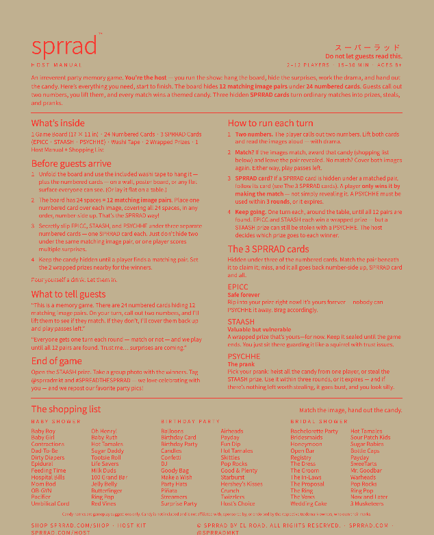 Host manual